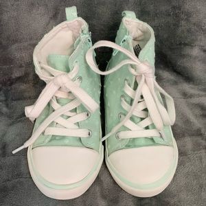 COPY - Old Navy Mint Green Canvas High-top Sneakers Girl’s Size 9
